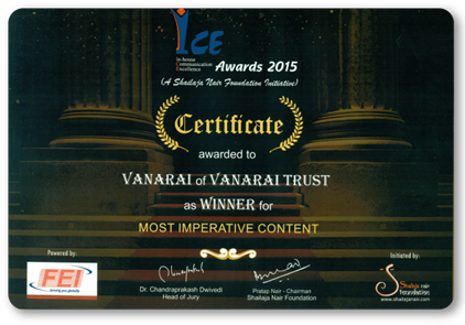 ICE Awards 2015 - 
Winner, Most Imperative Content